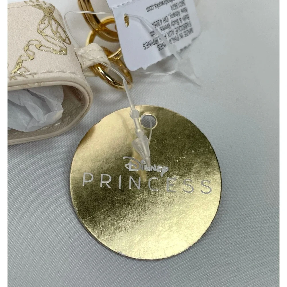 NWT Bath Body Works Disney Princess Lip Gloss Holder Keychain